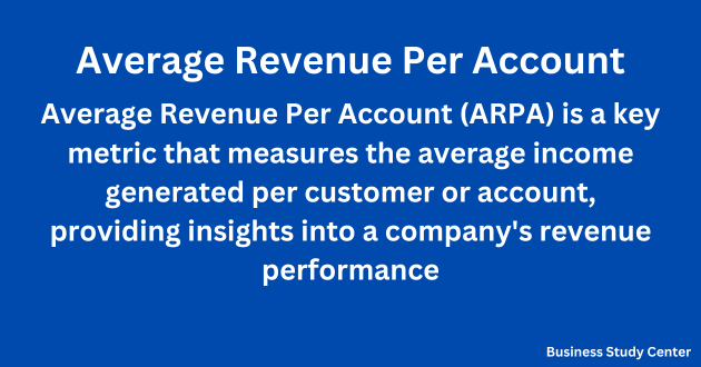 Average Revenue Per Account