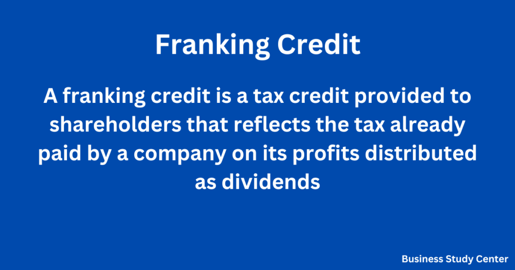 Franking Credit