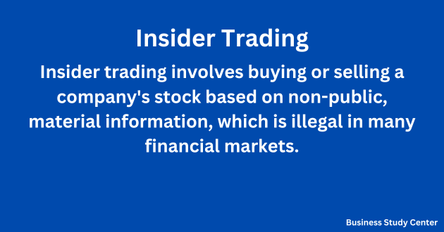 Insider Trading