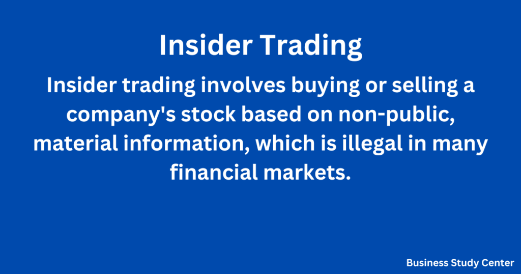 Insider Trading