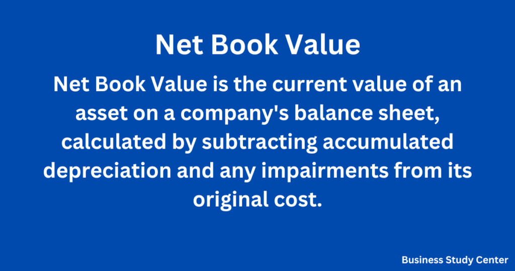 Net Book Value