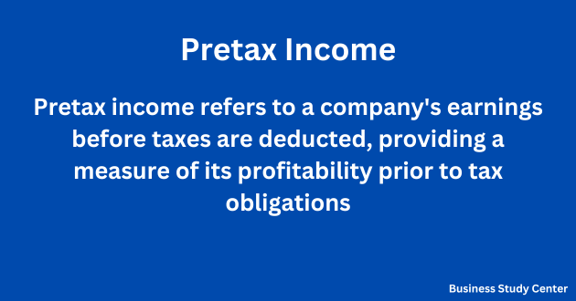 Pretax Income