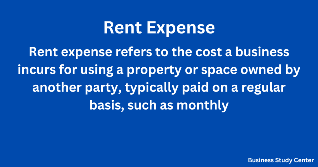 Rent Expense