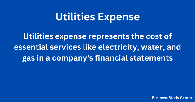 Utilities Expense